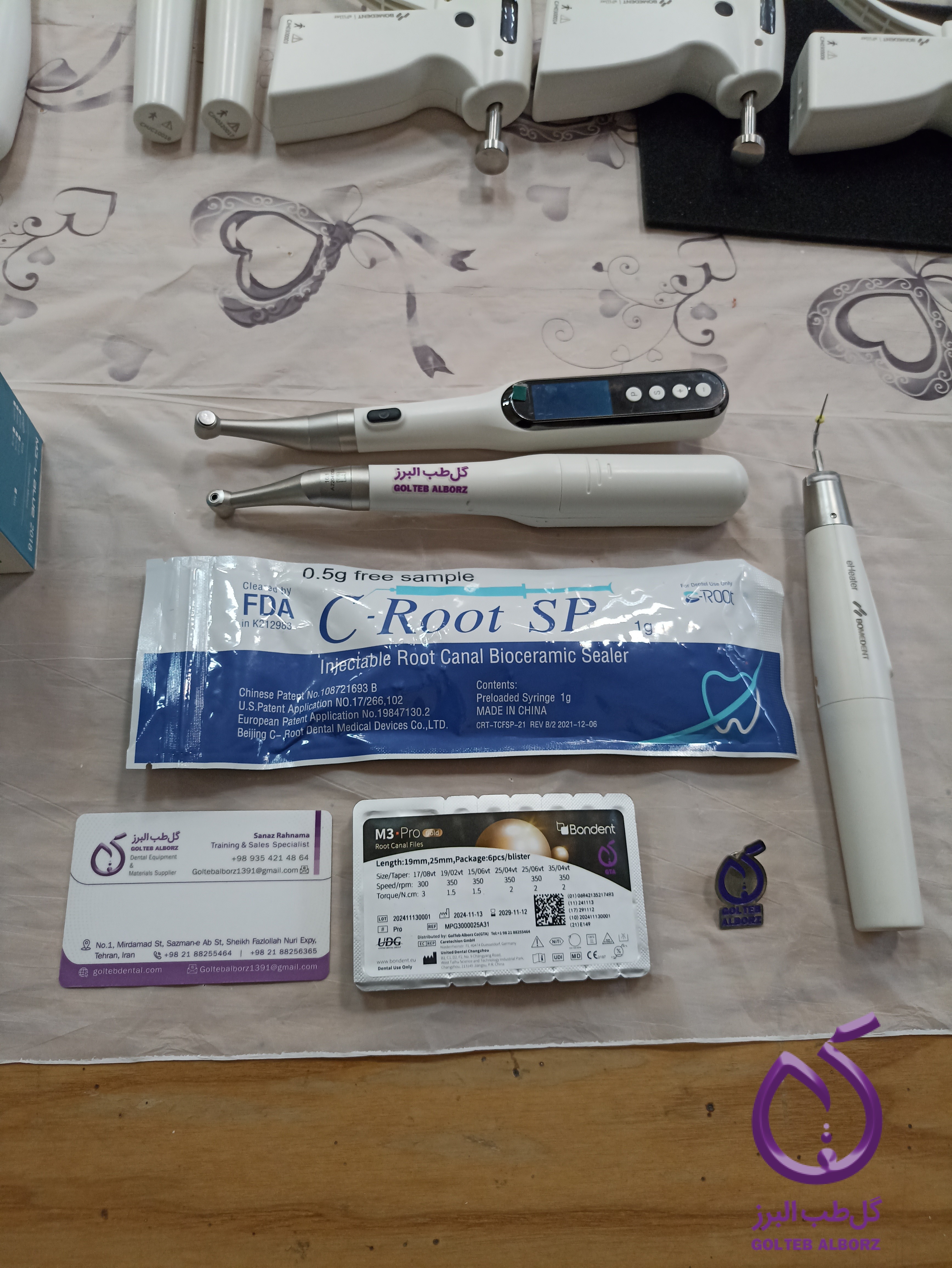 تامین تجهیزات دندانپزشکی اندو برای کلاس های آموزشی گل طب البرز