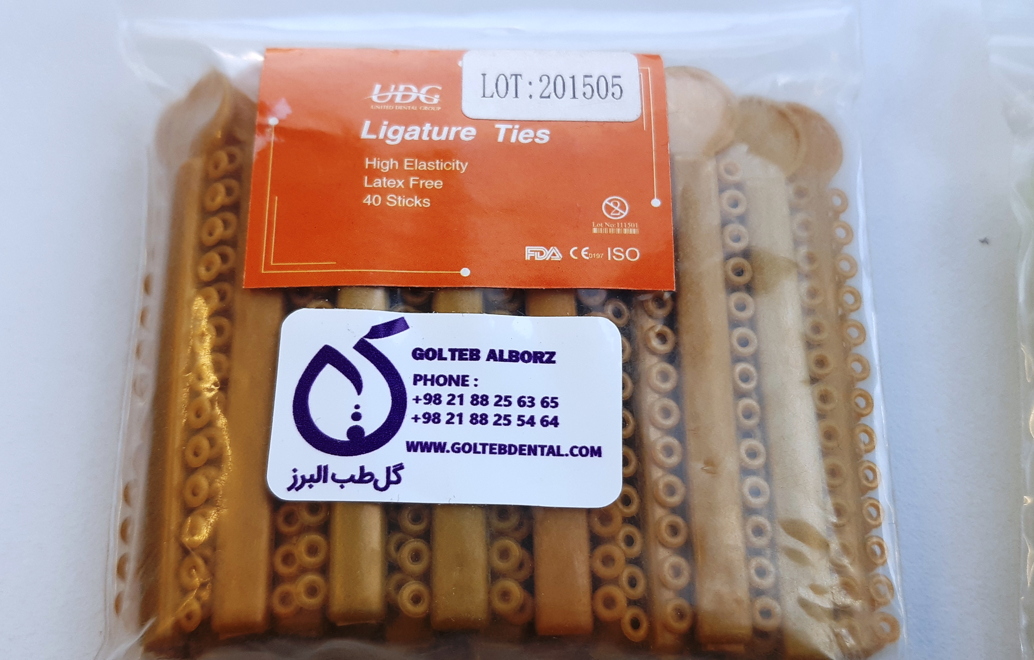 اورینگ لیگاچور ارتودنسی چینی Oring Ligature Ties China